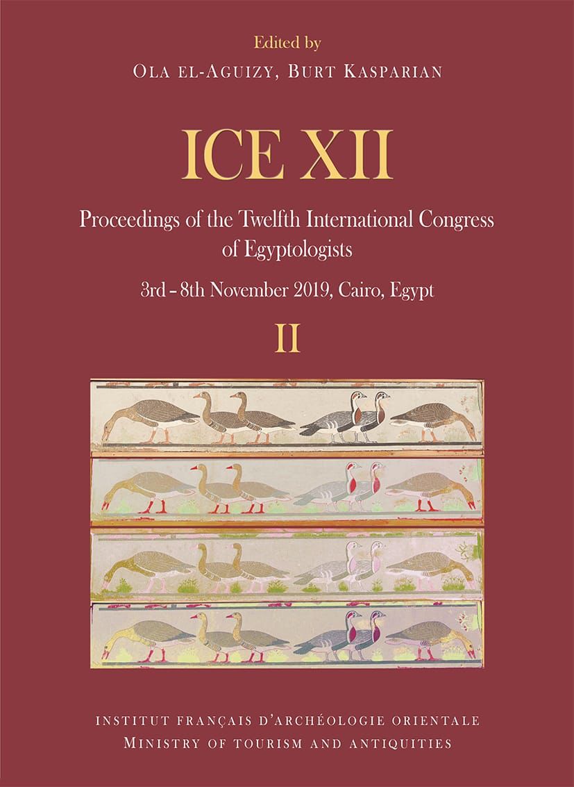 إصدار كتاب وقائع المؤتمر الدولي الثاني عشر لعلماء المصريات