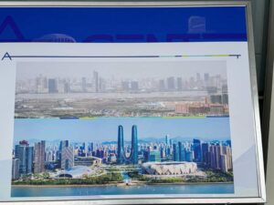 وزير الإسكان يتفقد منطقة الأعمال المركزية والحدائق الأولمبية بمدينة "هانغتشو" الصينية