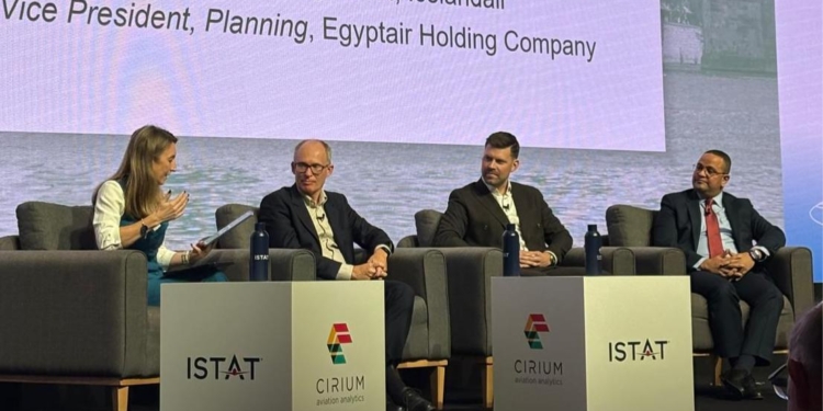 مصر للطيران تشارك في جلسة نقاشية عن شركات الطيران في مؤتمر ISTAT الخاص بالشرق الأوسط وأفريقيا