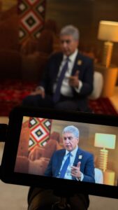 وزير السياحة يعقد لقاءات إعلامية مع وسائل الإعلام السعودية والدولية خلال زيارته للرياض